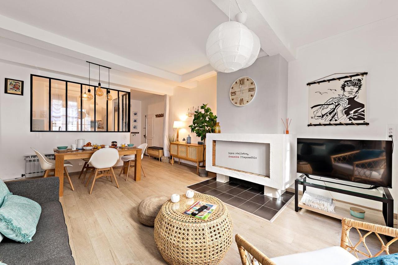 Le57 - Appartement 2 Chambres Coeur De Ville دْييب المظهر الخارجي الصورة